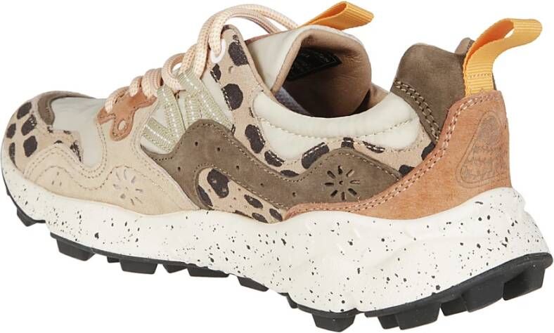 Flower Mountain Suede Nylon Stijlvolle Sneakers
