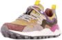 Flower Mountain Lage Sneakers YAMANO 3 2017817 01-1B80 BROWN-GREY-MUSTARD - Thumbnail 4