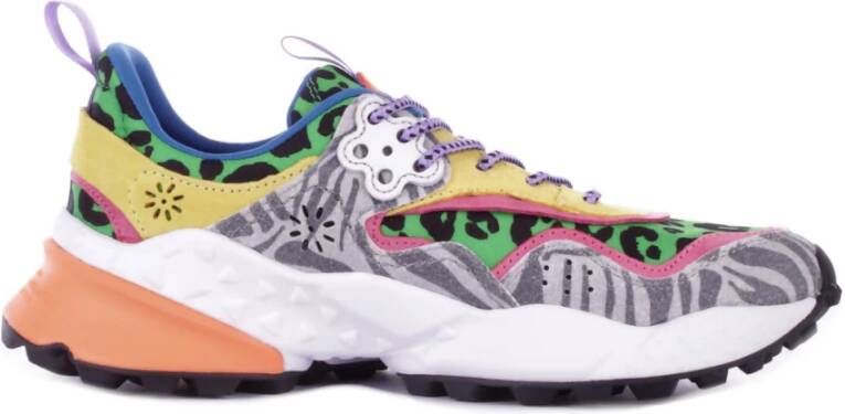 Flower Mountain Suède sneakers met rubberen zool Multicolor Dames