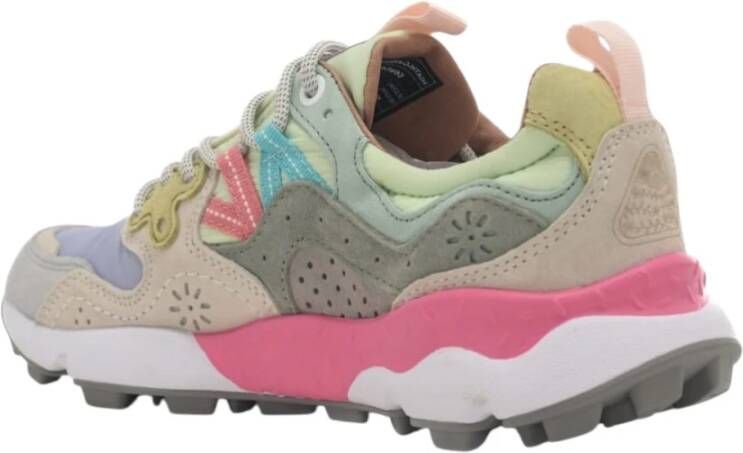 Flower Mountain Suede Nylon Damessneakers