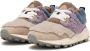 Flower Mountain Kleurrijke sneakers van bont en nubuck leer Multicolor Dames - Thumbnail 4