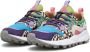 Flower Mountain Technical fabric and suede sneakers Yamano 3 Woman Blue Dames - Thumbnail 4