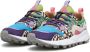 Flower Mountain Technical fabric and suede sneakers Yamano 3 Woman Blue Dames - Thumbnail 11