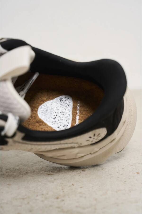 Flower Mountain Tiger Hill Ivory and Black Sneakers