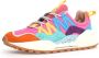 Flower Mountain Suede and technical fabric sneakers Washi Woman Multicolor Dames - Thumbnail 2