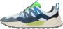 Flower Mountain Washi Sneaker Wit Blauw Multicolor Heren - Thumbnail 4