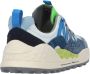 Flower Mountain Suede and technical fabric sneakers Washi MAN Blue Heren - Thumbnail 41