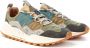 Flower Mountain Suede and technical fabric sneakers Washi MAN Green Heren - Thumbnail 8