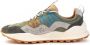 Flower Mountain Suede and technical fabric sneakers Washi MAN Green Heren - Thumbnail 10