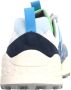 Flower Mountain Suede and technical fabric sneakers Washi MAN Blue Heren - Thumbnail 12