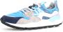 Flower Mountain Suede and technical fabric sneakers Yamano 3 MAN Blue Heren - Thumbnail 9