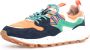 Flower Mountain Suede and technical fabric sneakers Yamano 3 MAN Orange Heren - Thumbnail 3