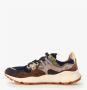 Flower Mountain Donkerblauwe Sneakers met Rubberen Zool Multicolor Heren - Thumbnail 6