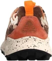 Flower Mountain Yamano 3 Sneakers Beige Brown Suède Nylon