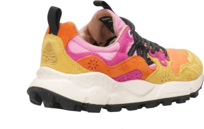 Flower Mountain Yamano 3 Suède Nylon Sneakers Multicolor Dames