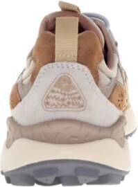 Flower Mountain Yamano 3 Suède Sneakers Beige Grijs