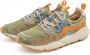 Flower Mountain Suède Logo Sneakers Rubberen Zool - Thumbnail 5
