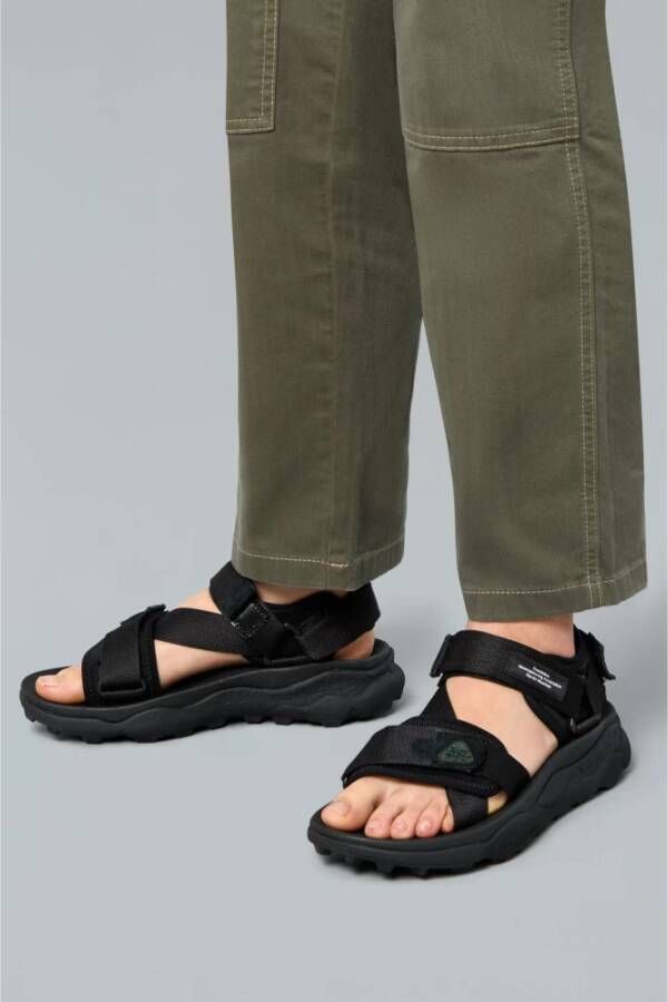Flower Mountain Zwarte sandalen met stijl 0503085010A01
