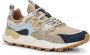 Flower Mountain Yamano 3 Sneaker Wit Militair Blauw Grijs Yamano 3 Sneaker Beige Suède Sneaker met Kurken Binnenzool Multicolor Gray Heren - Thumbnail 15