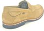 Fluchos Blauwe Gestikte Kamelen Suède Schoenen Brown Heren - Thumbnail 2