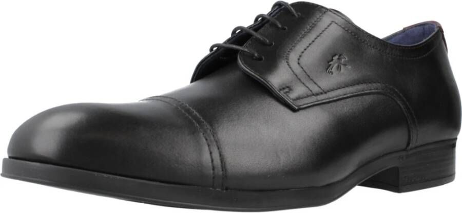 Fluchos Business Shoes Black Heren