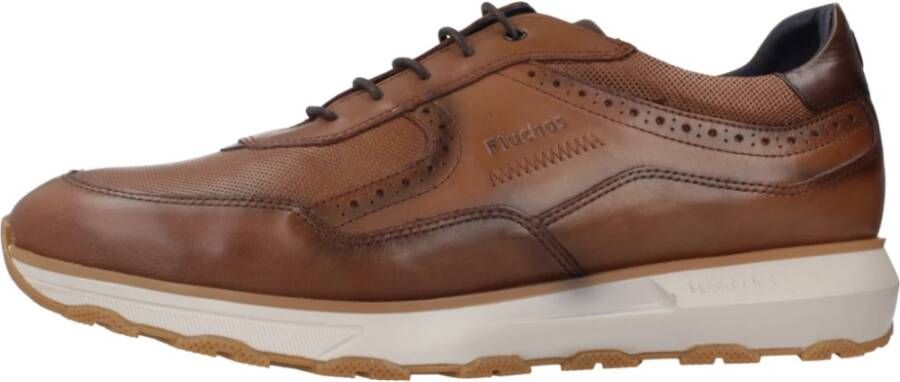 Fluchos Casual Sneakers voor Dagelijks Comfort Brown Heren