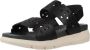Fluchos Stijlvolle Platte Sandalen voor Vrouwen Black Dames - Thumbnail 4