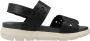 Fluchos Stijlvolle Platte Sandalen voor Vrouwen Black Dames - Thumbnail 6