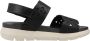 Fluchos Stijlvolle Platte Sandalen voor Vrouwen Black Dames - Thumbnail 4