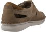 Fluchos Studded Flat Sandals Brown Heren - Thumbnail 5