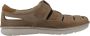 Fluchos Studded Flat Sandals Brown Heren - Thumbnail 6