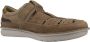 Fluchos Studded Flat Sandals Brown Heren - Thumbnail 7