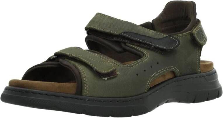 Fluchos Flat Sandals Green Heren