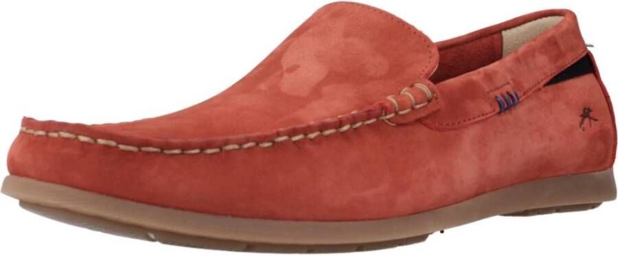 Fluchos Stijlvolle heren loafers Red Heren