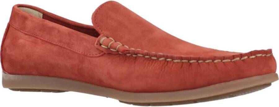 Fluchos Stijlvolle heren loafers Red Heren