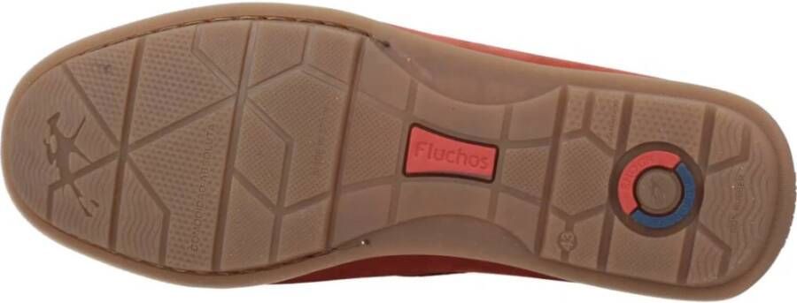 Fluchos Stijlvolle heren loafers Red Heren