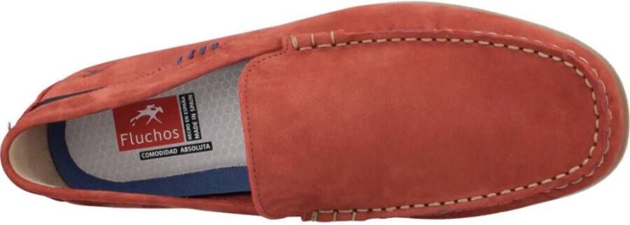 Fluchos Stijlvolle heren loafers Red Heren