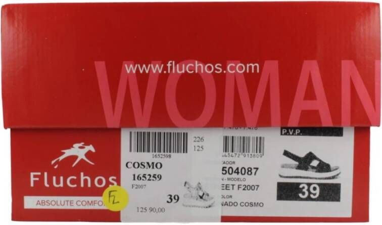 Fluchos Platte Sandalen met Plakkerige Band