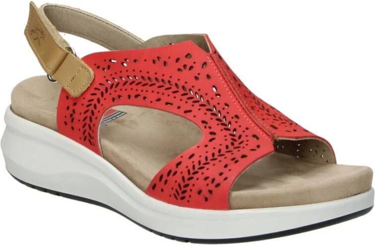 Fluchos Sandalen Rood Dames