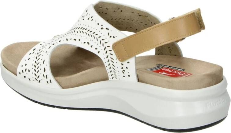Fluchos Sandalen Wit Dames