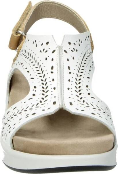Fluchos Sandalen Wit Dames