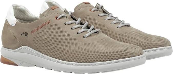Fluchos Nubuck Leren Veterschoenen voor Zakelijk Gebruik Brown Heren - Foto 5