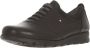 Fluchos Dames Casual Zwarte Leren Schoenen Black Dames - Thumbnail 8