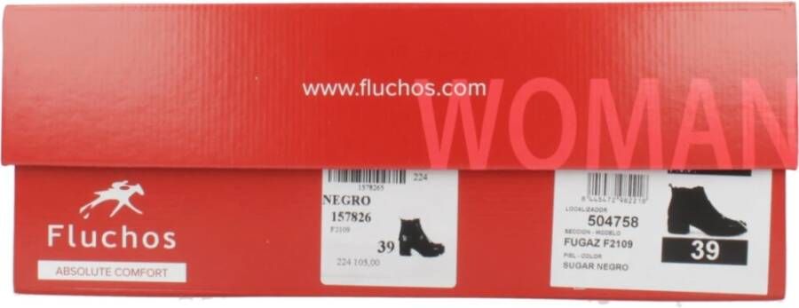 Fluchos Stijlvolle Haklaarzen Black Dames