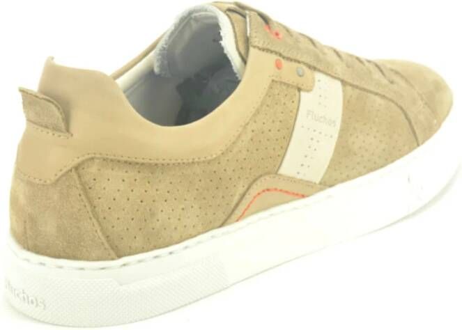 Fluchos Taupe Daim Sneaker N. Multicolor Heren