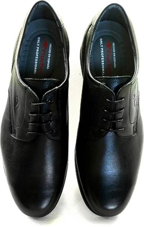 Fluchos Zwarte heren schoenen