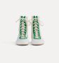 Forte Hoge boksinpsiratie sneakers in wit en groen - Thumbnail 2