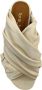Forte Ivoor Leren Platte Sandalen Beige Dames - Thumbnail 2