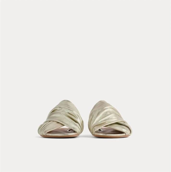 Forte Platte leren sandalen