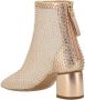 Forte Rhinestone Mesh Enkellaarsjes met Blokhak Yellow Dames - Thumbnail 3